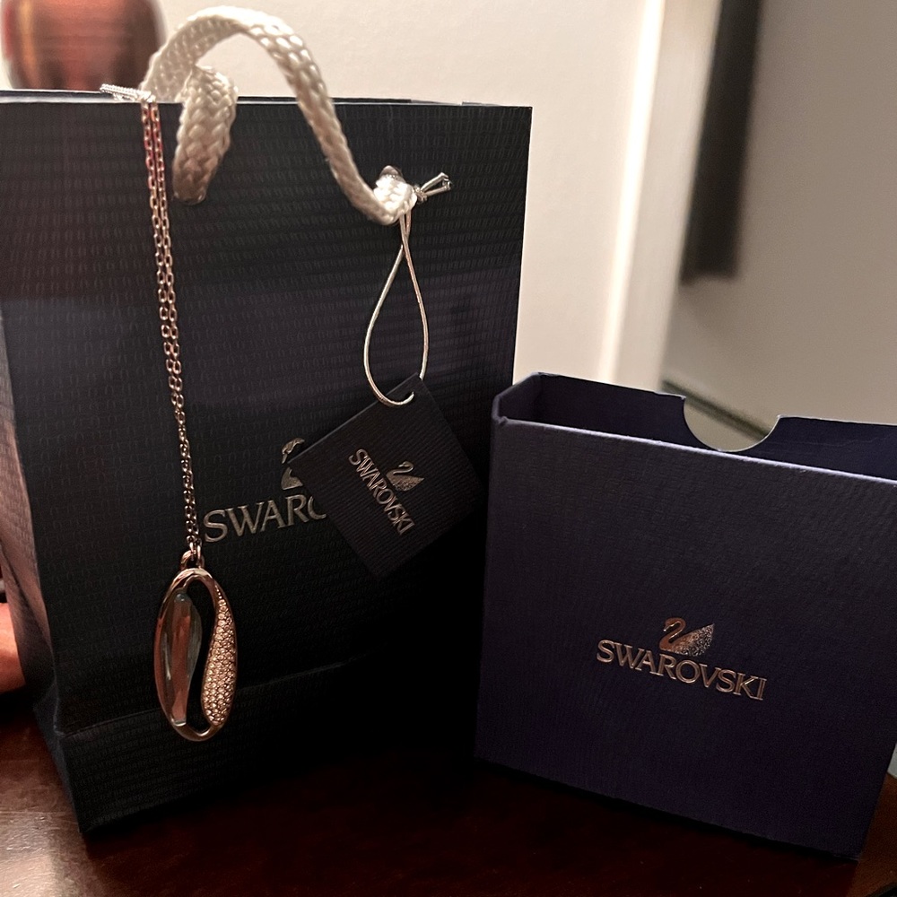 Swarovski Blue Crystal Necklace